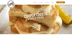 Desktop Screenshot of coopercheese.com